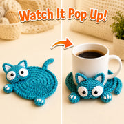 21 Pop-Up Animal Coaster Crochet Patterns –PDF N-Bundle
