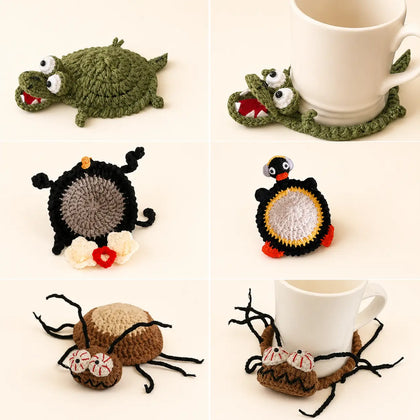 21-in-1 Pop-Up Animal Coaster Crochet Pattern Bundle (PDF)