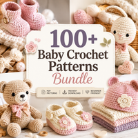 100+ Baby Crochet Patterns Bundle