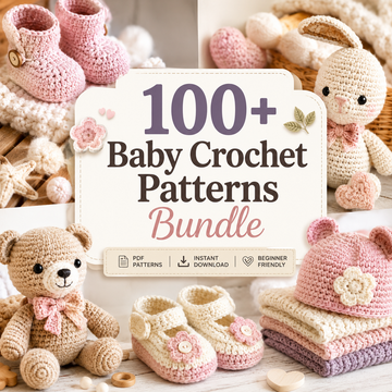 100+ Baby Crochet Patterns Bundle