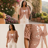 Butterfly Wing Cardigan Crochet Pattern – Lace Design (PDF Download, US Terms)
