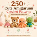 250+ Cute Amigurumi Crochet Patterns – PDF Bundle